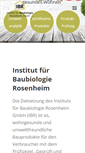 Mobile Screenshot of baubiologie-ibr.de